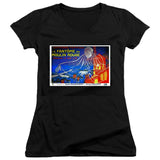 FV10108 Le Fantome du Moulin Rouge 1925 Movie Poster Black Girls V Neck
