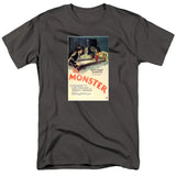 FV10109 The Monster 1925 Movie Poster Charcoal T-Shirt