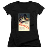 FV10109 The Monster 1925 Movie Poster Black Girls V Neck