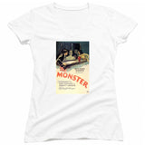 FV10109 The Monster 1925 Movie Poster White Girls V Neck