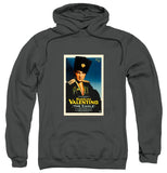 FV10111 Rudolph Valentino The Eagle 1925 Movie Poster Charcoal Hoodie