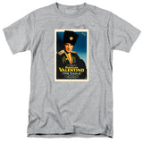 FV10111 Rudolph Valentino The Eagle 1925 Movie Poster Heather Grey T-Shirt