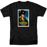 FV10111 Rudolph Valentino The Eagle 1925 Movie Poster Black T-Shirt