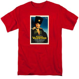 FV10111 Rudolph Valentino The Eagle 1925 Movie Poster Red T-Shirt