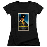 FV10111 Rudolph Valentino The Eagle 1925 Movie Poster Black Girls V Neck