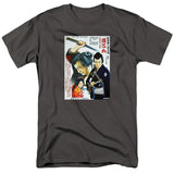 FV10112 Orochi 1925 Japanese Samurai Movie Poster Charcoal T-Shirt
