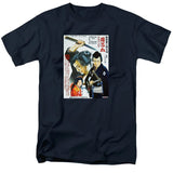 FV10112 Orochi 1925 Japanese Samurai Movie Poster Navy T-Shirt