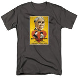 FV10115 Master of the House 1925 Danish Movie Poster Charcoal T-Shirt