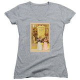 FV10118 Orphans of the Storm 1921 Movie Poster Heather Grey Girls V Neck