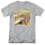 FV10122 Safety Last! 1923 Harold Lloyd Movie Poster Heather Grey T-Shirt