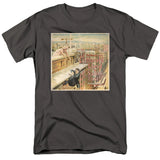 FV10122 Safety Last! 1923 Harold Lloyd Movie Poster Charcoal T-Shirt