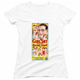 FV10123 Girl Shy 1924 Harold Lloyd Pathe Movie Poster White Girls V Neck
