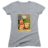 FV10125 Visages d'Enfants Jacques Feyder Movie Poster Heather Grey Girls V Neck