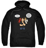 FV10128 Two Sides to Every Inspiration Black Hoodie