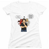 FV10128 Two Sides to Every Inspiration White Girls V Neck