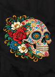 FV10133 Ornate Floral Sugar Skull Profile