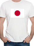 Camiseta con bandera japonesa