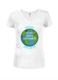 Prestige Worldwide Juniors V Neck T-Shirt