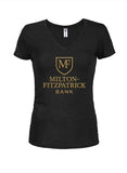 Milton-Fitzpatrick Bank Juniors V Neck T-Shirt