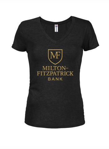 Milton-Fitzpatrick Bank Juniors V Neck T-Shirt