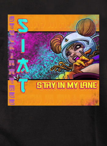Stay In My Lane Pop Art Kids T-Shirt