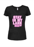 Stay In My Lane Pink Glow  T-Shirt