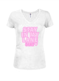 Stay In My Lane Pink Glow  T-Shirt