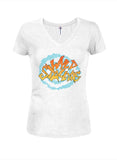 Wyld Stallyns Distressed Logo Juniors V Neck T-Shirt