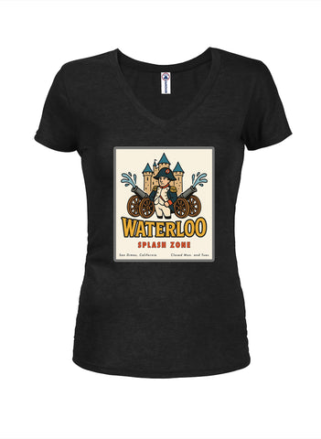 Waterloo Splash Zone Juniors V Neck T-Shirt