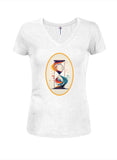 Hourglass Juniors V Neck T-Shirt