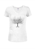 Treefall Juniors V Neck T-Shirt