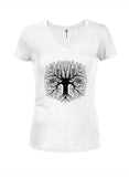 Power Tree Juniors V Neck T-Shirt