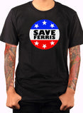 Save Ferris Badge T-Shirt - Five Dollar Tee Shirts