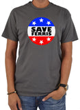 Save Ferris Badge T-Shirt - Five Dollar Tee Shirts