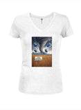 Shitnado Juniors V Neck T-Shirt