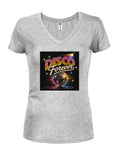 Disco Forever Juniors V Neck T-Shirt