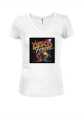 Disco Forever Juniors V Neck T-Shirt