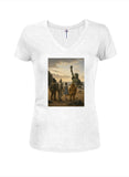 Home the Whole Time Juniors V Neck T-Shirt