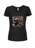 This is going to get worse Juniors V Neck T-Shirt