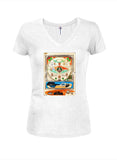 Pinchinko Game Juniors V Neck T-Shirt