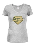 International Parcel Service Vintage Badge Juniors V Neck T-Shirt - Five Dollar Tee Shirts