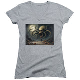 The Eldritch Halloween Juniors V Neck T-Shirt