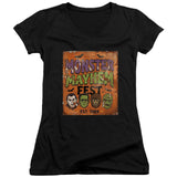 Monster Mayhem Fest Juniors V Neck T-Shirt