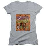 Monster Mayhem Fest Juniors V Neck T-Shirt