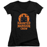 Haunted Mansion Crew Juniors V Neck T-Shirt