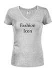 Fashion Icon Juniors V Neck T-Shirt