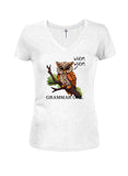 Grammar Owl Juniors V Neck T-Shirt