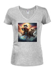 Gentlecat Adventurer Juniors V Neck T-Shirt