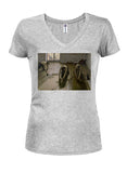 Gustave Caillebotte - The Parquet Planers (The Floor Scrapers) Juniors V Neck T-Shirt