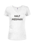 Camiseta con cuello en V para niños Half Merman